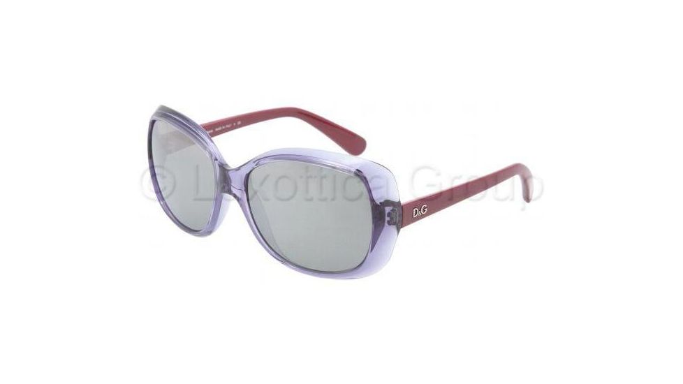 D&G Prescription Sunglasses DD8075  DD8075-19106G-5816 - Lens Diameter: 58 mm, Frame Color: Transparent Violet