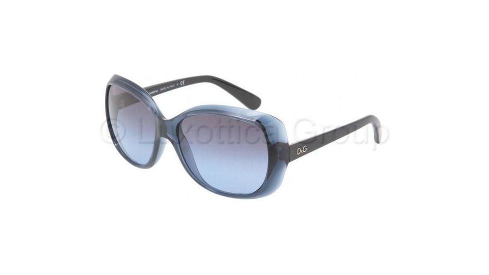 D&G Prescription Sunglasses DD8075  DD8075-19118F-5816 - Lens Diameter: 58 mm, Frame Color: Gray / Transparent Blue
