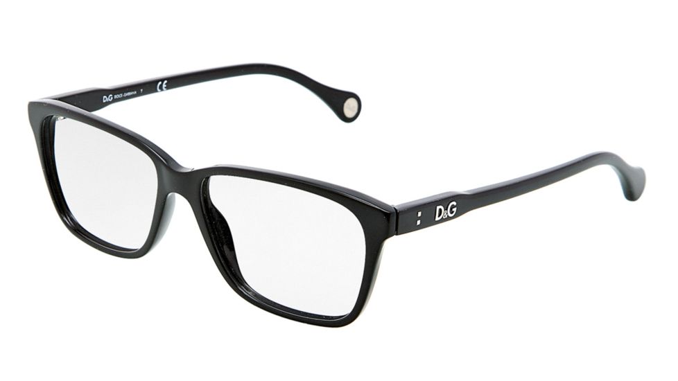 D&amp;G VIBRANT COLOURS DD1238 Eyeglass Frames 501-5415 - Black Frame