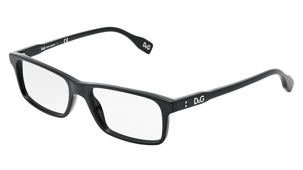 D&amp;G Vibrant colours DD1244 Eyeglass Frames 501-5116 - Black Frame