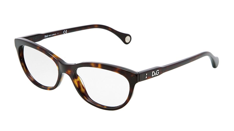 D&amp;G VIBRANT COLOURS DD1245 Eyeglass Frames 502-5116 - Havana Frame