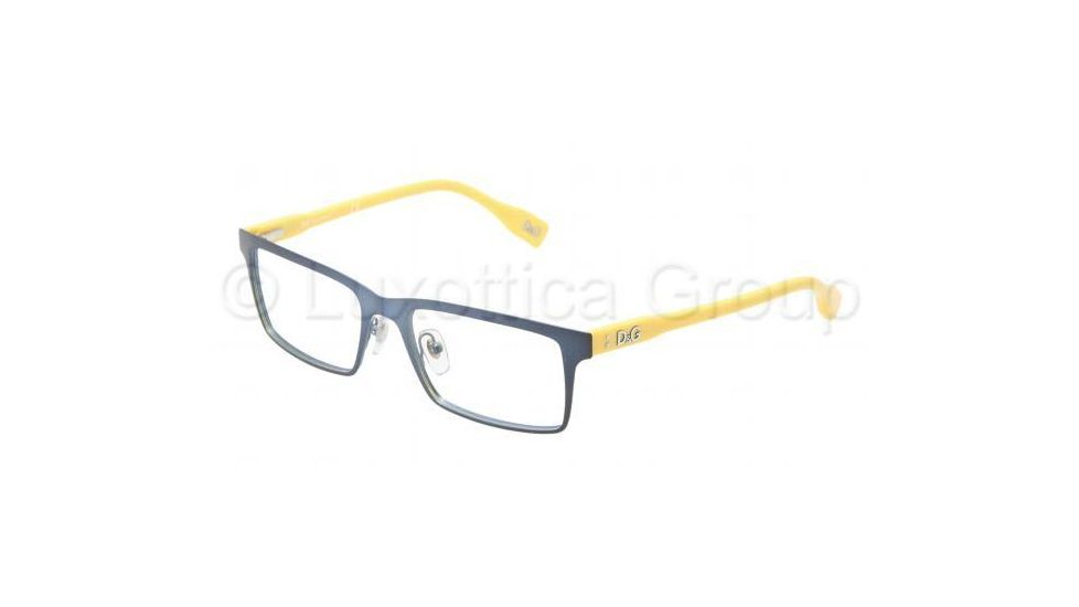 D&G Vibrant colours DD5115 Single Vision Prescription Eyeglasses 1153-5217 - Dark Steel Frame