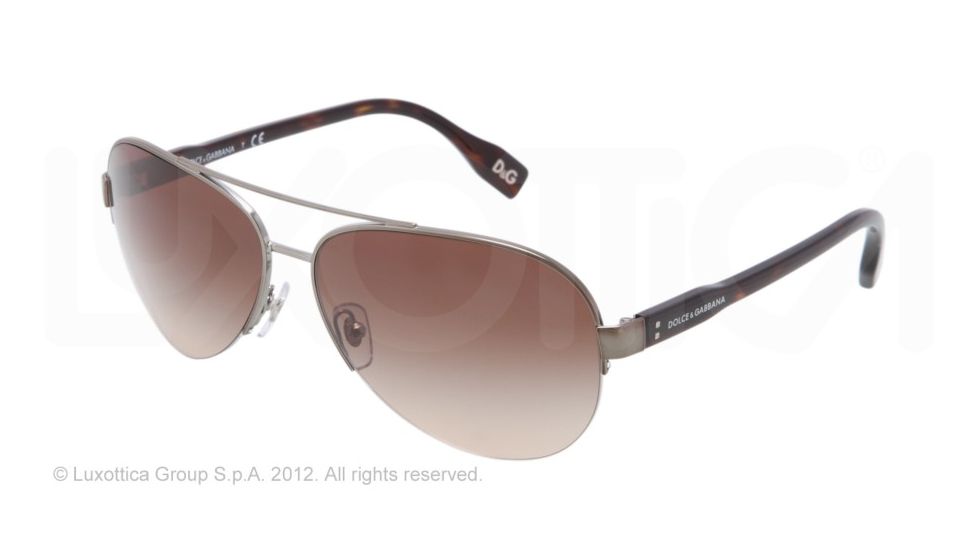 D&amp;G VIBRANT COLOURS DD6092 Bifocal Prescription Sunglasses DD6092-090-13-61 - Lens Diameter 61 mm, Frame Color Gunmetal