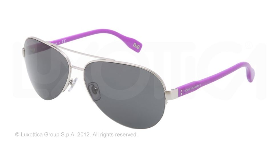 D&amp;G VIBRANT COLOURS DD6092 Bifocal Prescription Sunglasses DD6092-114487-61 - Lens Diameter 61 mm, Lens Diameter 61 mm, Frame Color Matte Silver
