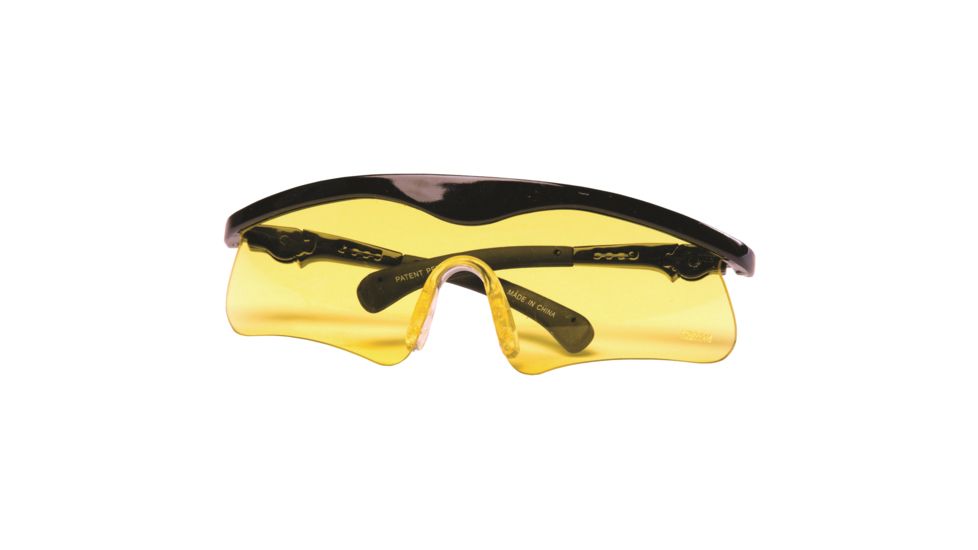 Daisy Shooting Glasses, Black Frame, Yellow Lens, 985845-444