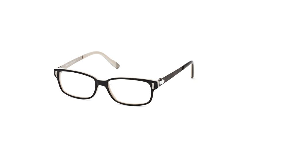 Dakota Smith 1014 SEDS 101400 Bifocal Prescription Eyeglasses - E - Black/white SEDS 1014005435 BK