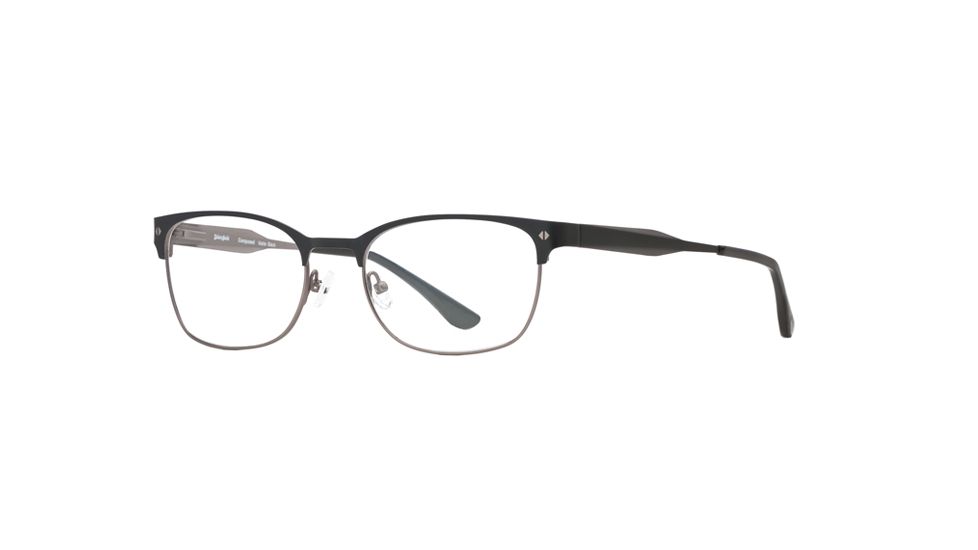 Dakota Smith Composed SEDS COMP00 Single Vision Prescription Eyeglasses - Matte Black SEDS COMP005550 BK