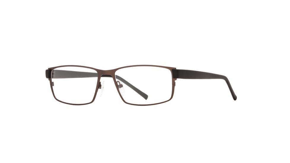 Dakota Smith Distinctive SEDS DIST00 Single Vision Prescription Eyeglasses - Matte Brown SEDS DIST005540 BN