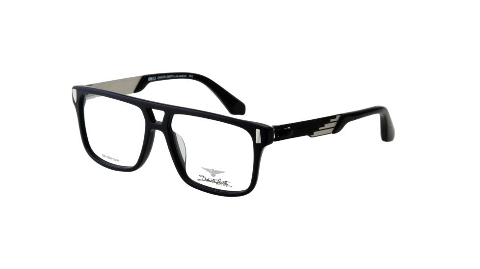 Dakota Smith DS-1004 SEDS 100400 Single Vision Prescription Eyeglasses - A - Black SEDS 1004005435 BK