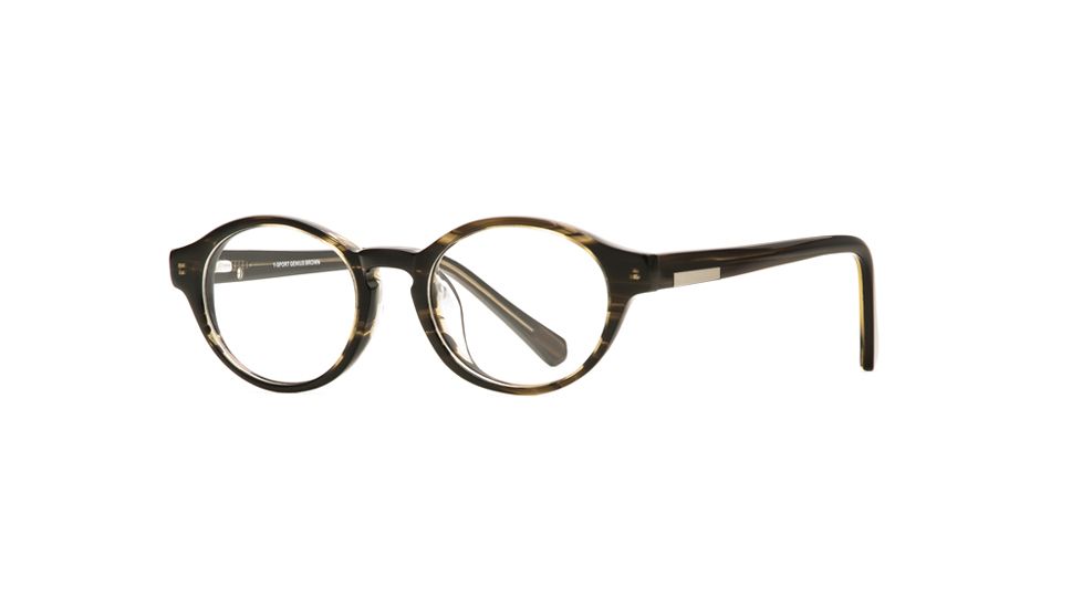 Dakota Smith Genius SEDY GENI00 Single Vision Prescription Eyeglasses - Brown SEDY GENI004335 BN