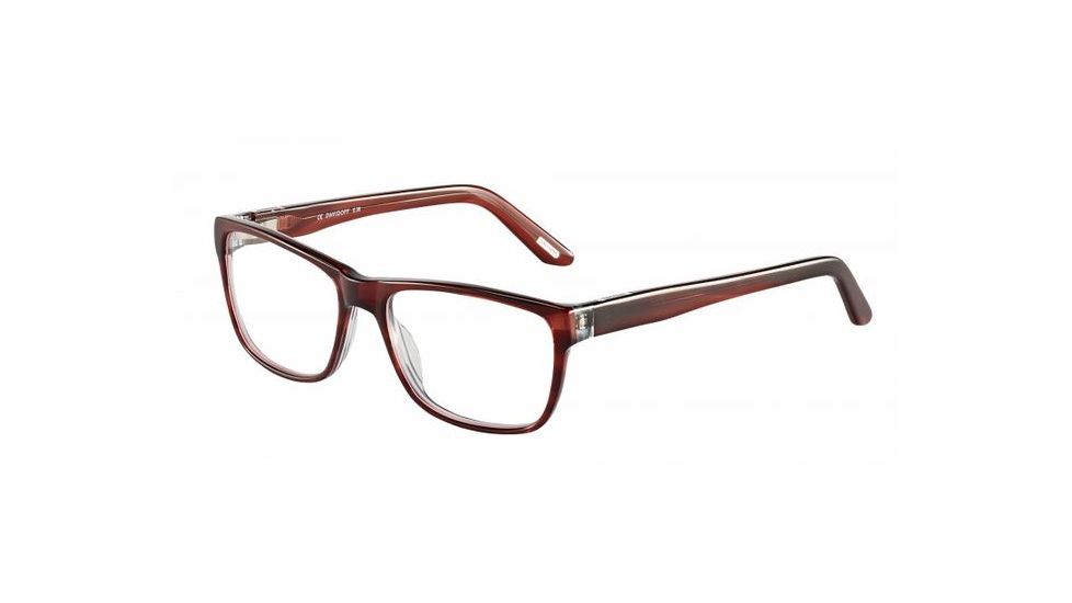 Davidoff Prescription Eyeglasses 91037 Single Vision Red Frame