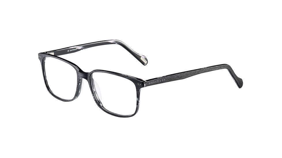 Davidoff 91061 Progressive Prescription Eyeglasses, Anthracite Grey Frame, 91061-6472PR