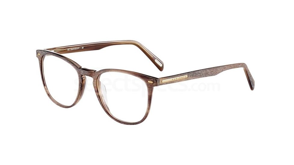 Davidoff 91066 Eyeglass Frame,Brown Brushed Frame, 91066-6397