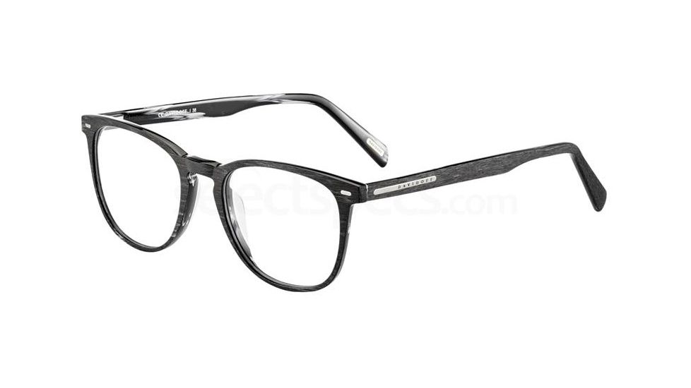 Davidoff 91066 Single Vision Prescription Eyeglasses, Grey Wood Structure Frame, 91066-6472SV