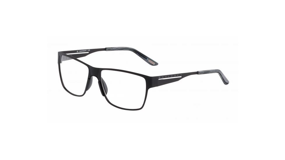 Davidoff Prescription Eyeglasses 93048 Single Vision Black Frame