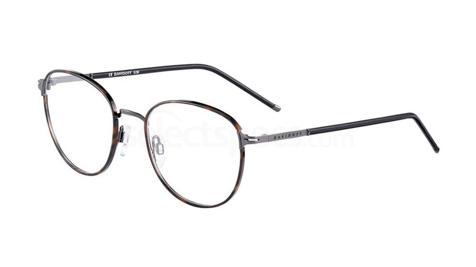 Davidoff 93066 Single Vision Prescription Eyeglasses, Brown Havana Frame, 93066-5100SV