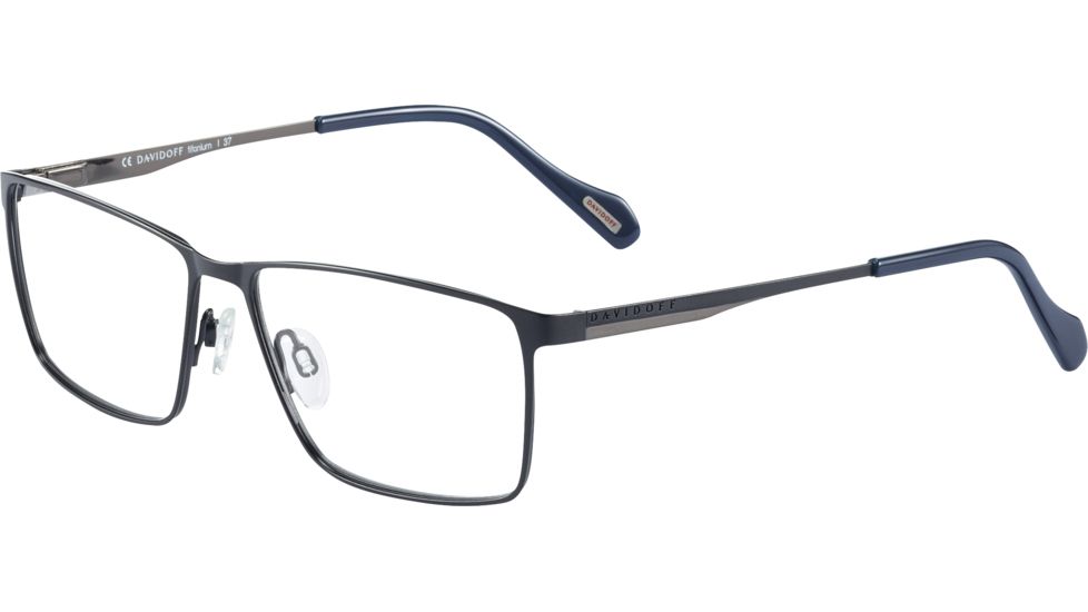 Davidoff 95127 Prescription Eyeglasses, Dark Blue Grey Frame, 95127-690