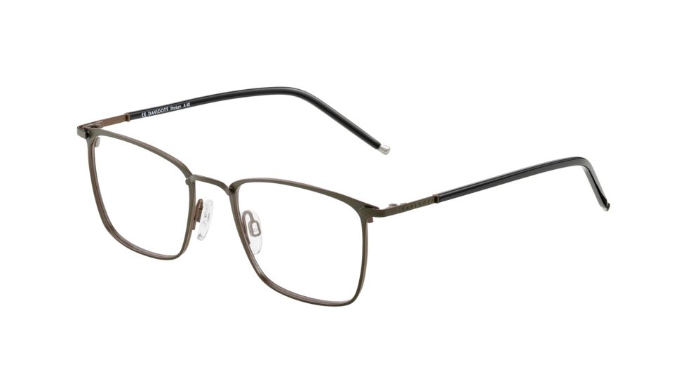 Davidoff 95136 Eyeglass Frame,Dark Brown With Brown Frame, 95136-1033