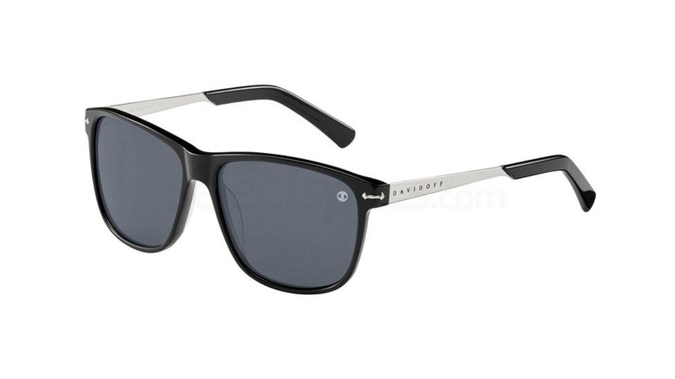 Davidoff 97208 Bifocal Prescription Sunglasses, Black Frame, Polarized, 97208-8840BI