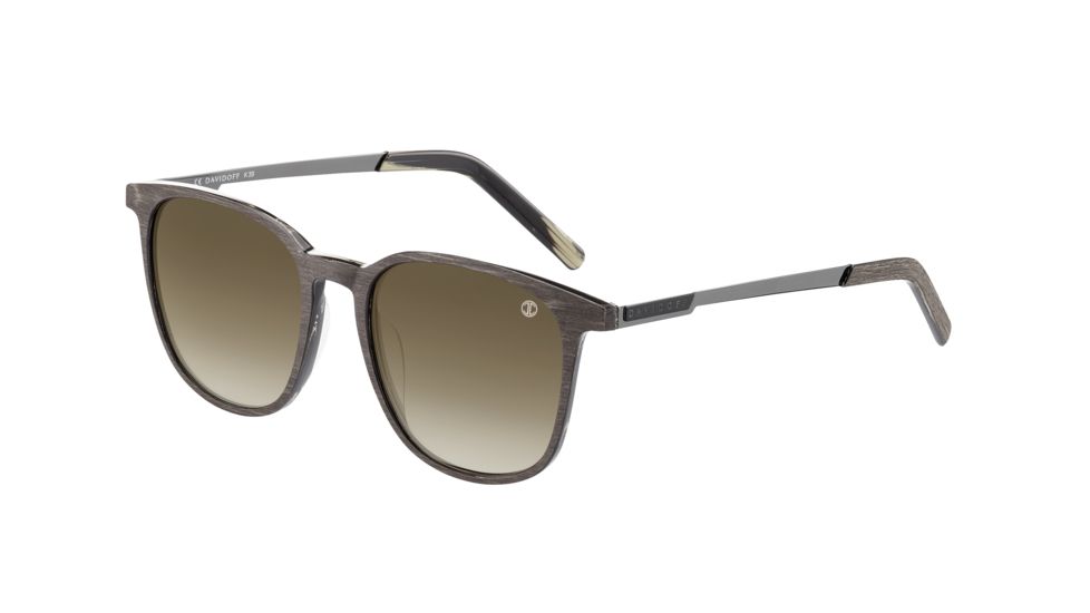 Davidoff 97212 Bifocal Prescription Sunglasses, Brown Wood Structure Frame, 97212-6471BI