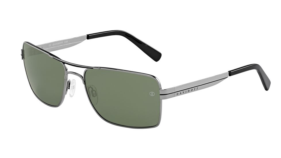 Davidoff Prescription Sunglasses 97336 Single Vision Ruthenium Frame