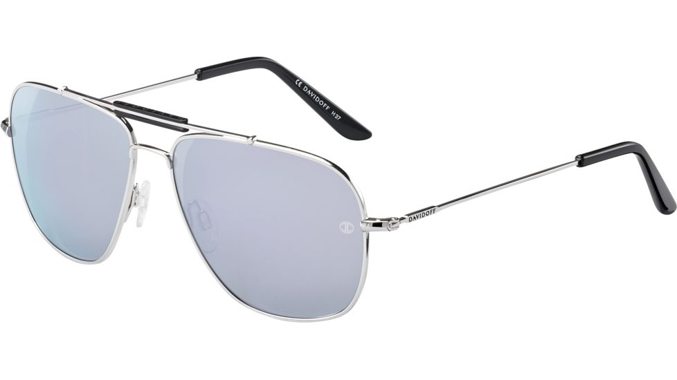 Davidoff 97346 Progressive Prescription Sunglasses, Silver Frame, 97346-100PR