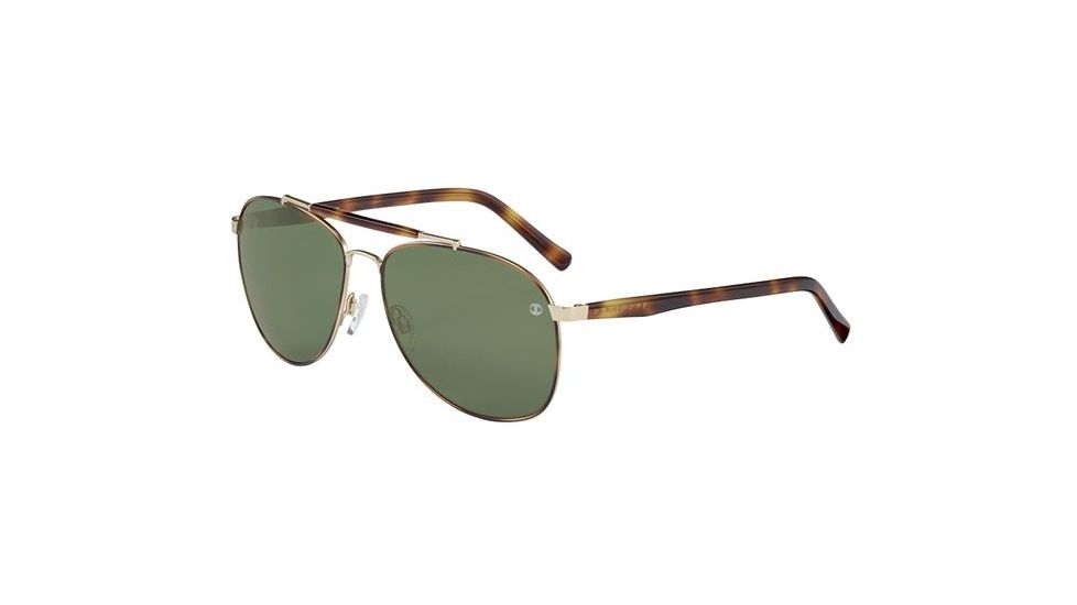 Davidoff 97352 Progressive Prescription Sunglasses, Brown Havana/Gold Frame, Polarized, 97352-1020PR