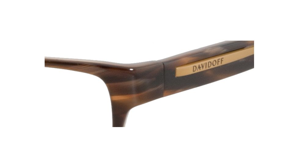 Davidoff No. 91008 Eyeglasses - Brown Frame and Clear Lens 91008-6049