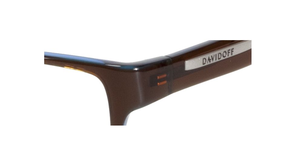Davidoff No. 91008 Eyeglasses - Brown Frame and Clear Lens 91008-6127