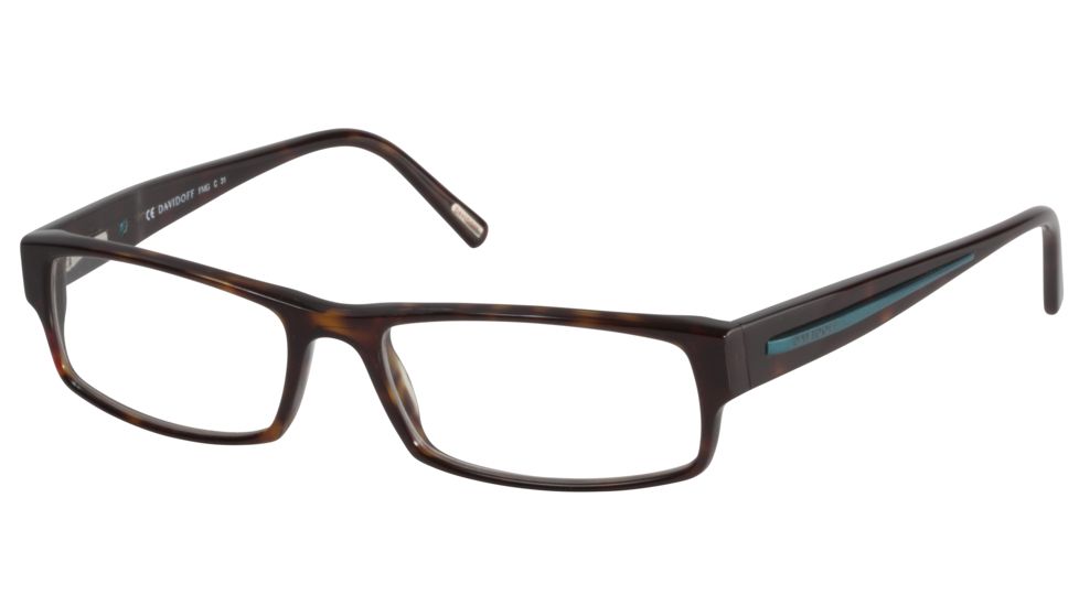 Davidoff 91012 Progressive Prescription Eyeglasses - Brown Frame and Clear Lens 91012-6091PR