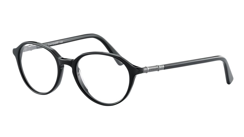 Davidoff 91025 Bifocal Prescription Eyeglasses - Black Frame and Clear Lens 91025-8840BI