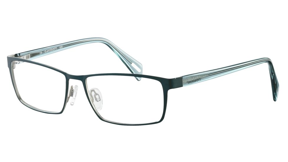 Davidoff 93037 Bifocal Prescription Eyeglasses - Blue Frame and Clear Lens 93037-562BI