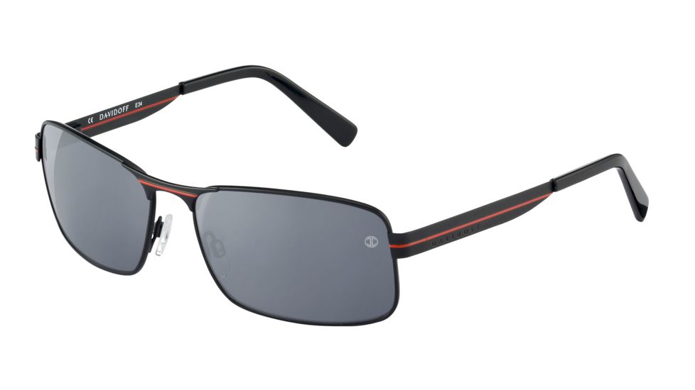 Davidoff No. 97332 Sunglasses - Black Frame and Grey Silver Lens 97332-592