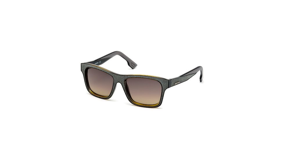 Diesel DL0071 Sunglasses - Grey Frame Color, Gradient Smoke Lens Color