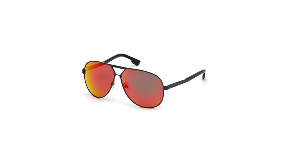 Diesel DL0078 Sunglasses - Blue Frame Color, Bordeaux Mirror Lens Color