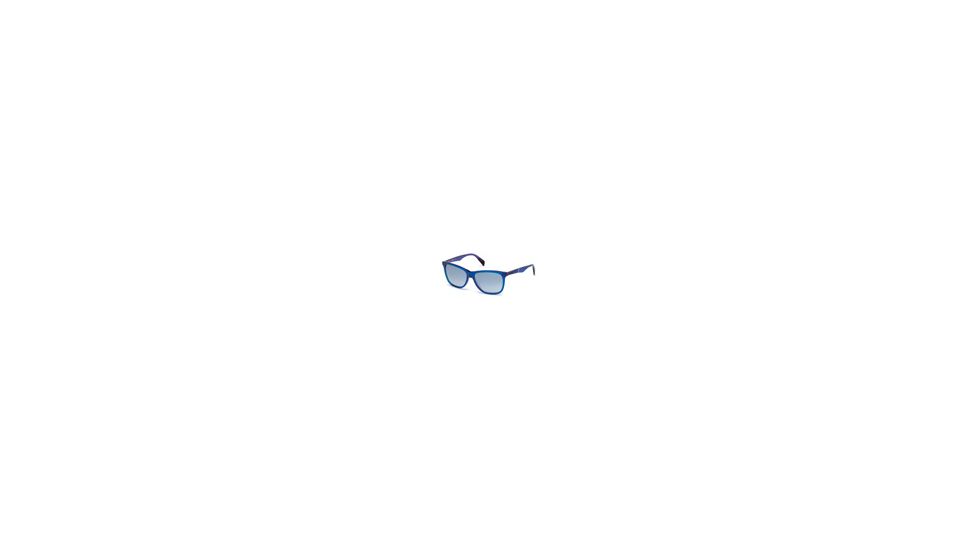 Diesel DL0222 Sunglasses - Blue Frame Color, Smoke Mirror Lens Color