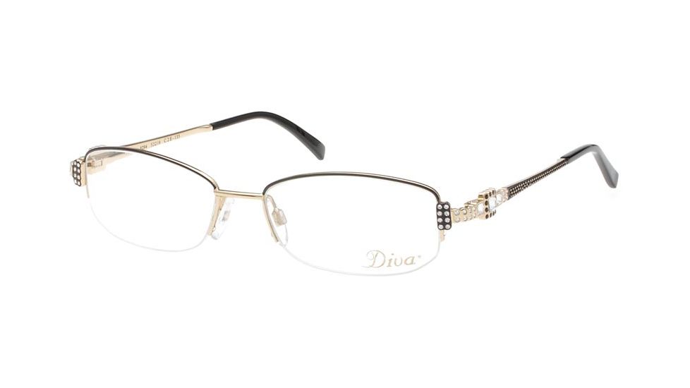 Diva 5294 Eyewear with 2E Gold Brown Frame