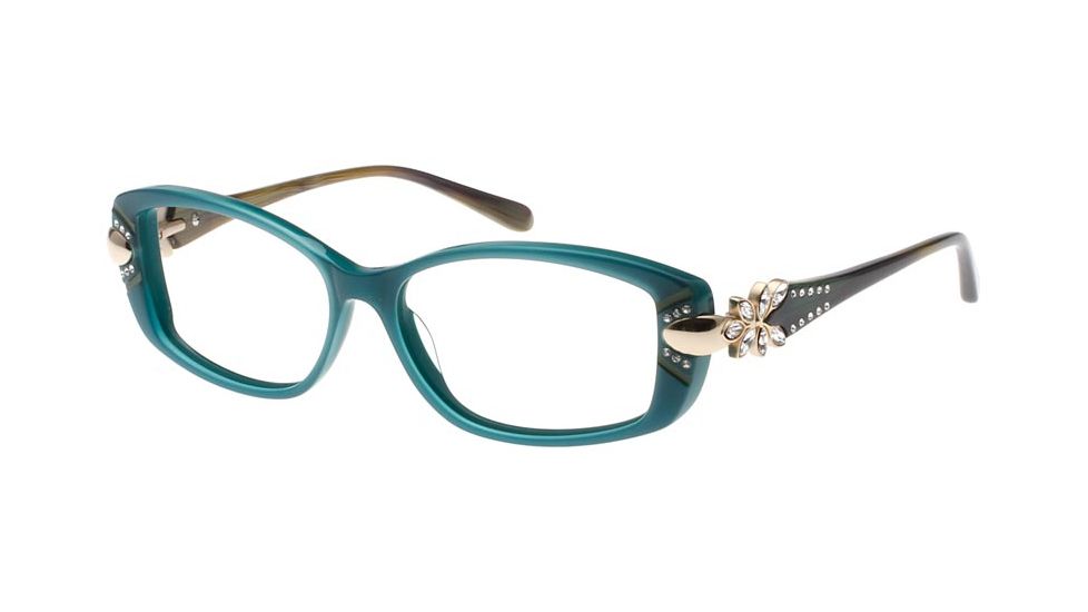 Diva 5424 Eyeglass Frames, Female, Green-Olive Frame, 52-15-135 5424-02T