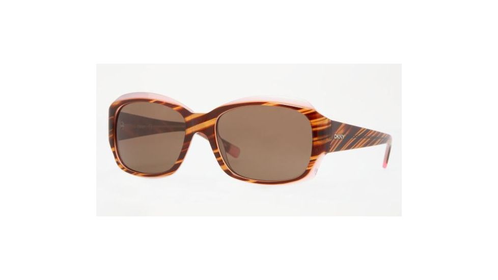 DKNY DY 4048 Sunglasses Styles - Striped Light Brown/Pink Brown Frame, 342673-5517