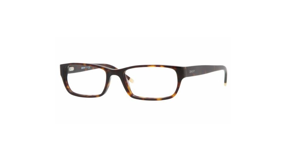 DKNY DY 4592 Eyeglasses Styles Dark Tortoise Frame w/Non-Rx 51 mm Diameter Lenses, 3016-5117