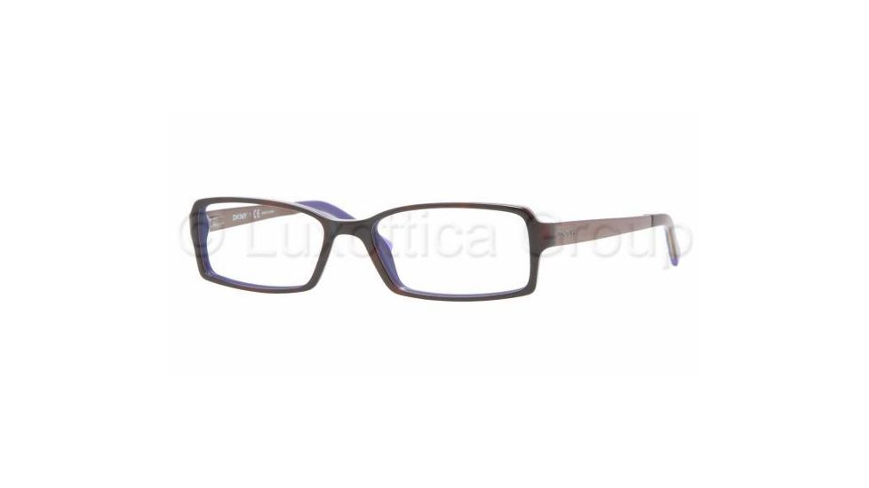 DKNY DY 4596 Eyeglasses Styles Top Havana Violet Frame w/Non-Rx 51 mm Diameter Lenses, 3405-5116