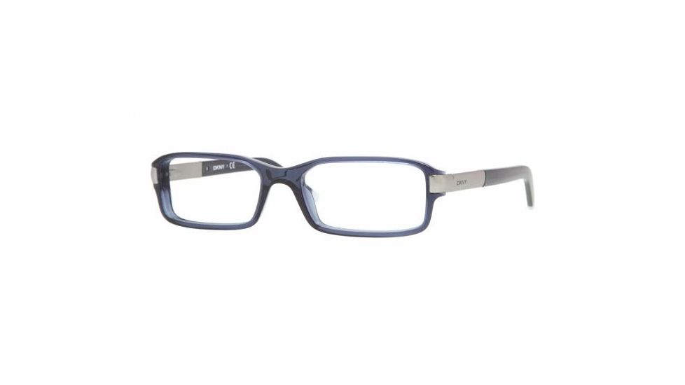 DKNY DY4604 Bifocal Eyeglasses, Transparent Blue Demo Lens Frame / 51 mm Prescription Lenses, 3458-5117