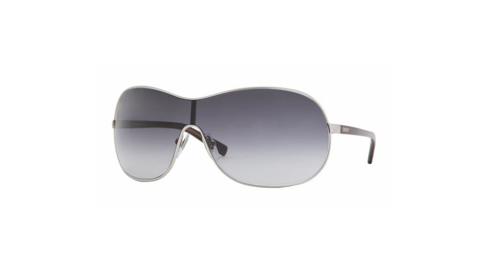 DKNY DY 5047 Sunglasses, Matte Silver Frame / Gray Gradient Lenses, 10298G 0134