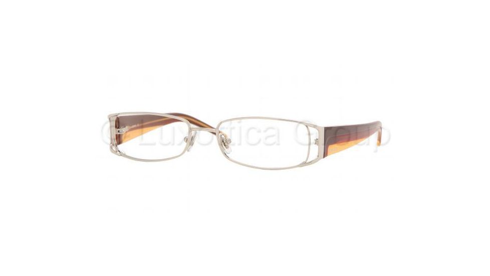 DKNY DY 5575 Eyeglasses w/ Silver Frame w/Non-Rx 50 mm Diameter Lenses, 1002-5016