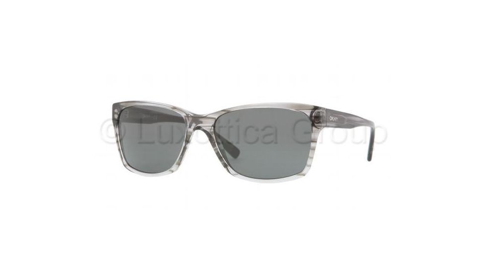 DKNY DY4089 DY4089 Bifocal Prescription Sunglasses DY4089-344987-5817 - Lens Diameter 58 mm, Frame Color Striped Gray