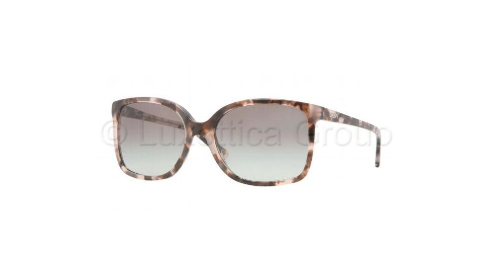 DKNY DY4092 Sunglasses 354811-5718 - Pink Havana Frame, Gray Gradient Lenses