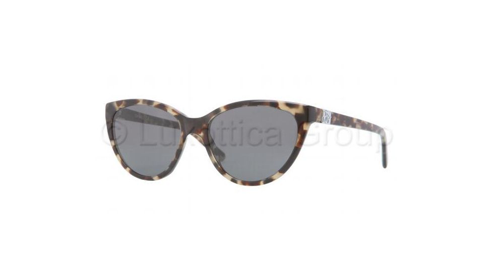 DKNY DY4095 Sunglasses 355487-5417 - Green Havana Frame, Gray Lenses