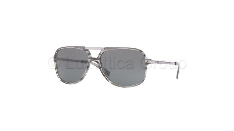 DKNY DY4099 Bifocal Prescription Sunglasses DY4099-344987-5916 - Lens Diameter 59 mm, Frame Color Striped Gray
