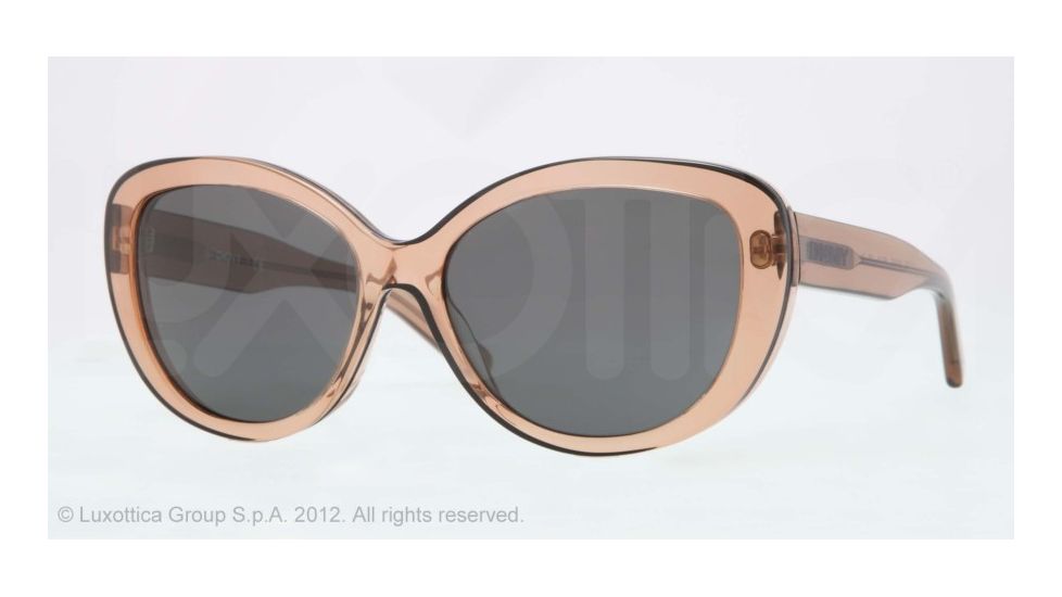 DKNY DY4107 Sunglasses 360687-56 - Brown Frame, Gray Lenses