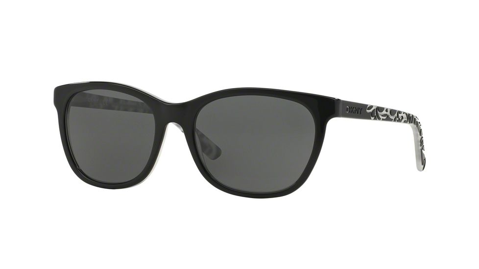 DKNY DY4115 Bifocal Prescription Sunglasses DY4115-358287-56 - Lens Diameter 56 mm, Frame Color Top Black On Grey